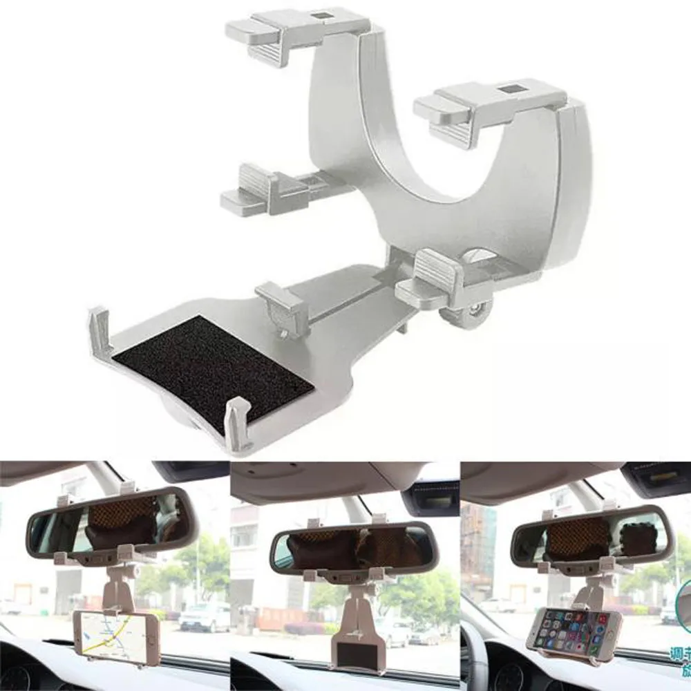 

auto telefoon houder Car Rearview Mirror Mount Holder Stand Cradle For Cell Phone GPS telefoonhouder mobile phone car holder