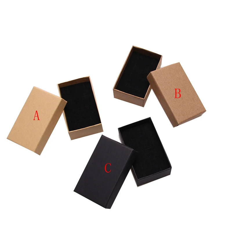 

Box For Jewelry Free Shipping wholesale 50pcs/lot 5*8*3cm Ring Earring Pendant Necklace Packaging Boxes(OEM LoGo MOEQ:800pcs)
