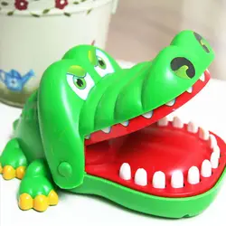 Новинка детские приколы игрушки Дети крокодил Рот стоматолог укус палец игры розыгрыши Дети Творческий забавная игрушка 15 см