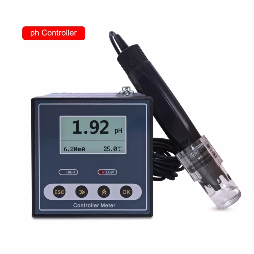 Original Online Industrial PH Controller ORP Meter Monitor Digital 0.02 PH 1MV U