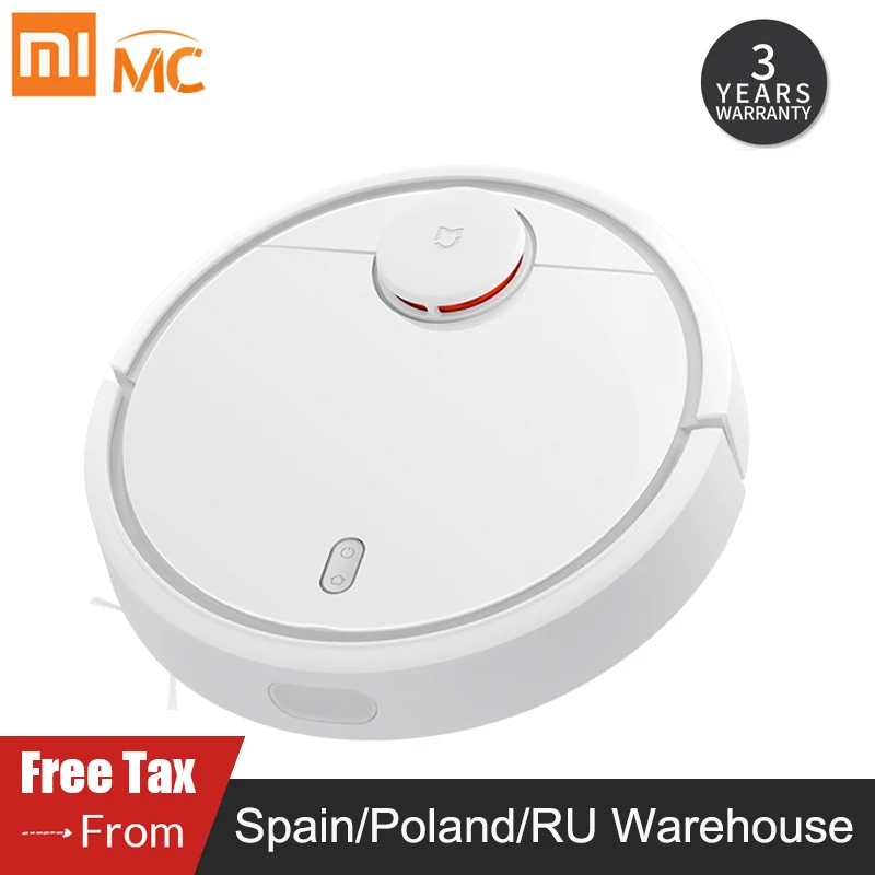 

Xiaomi Mi Robot Vacuum Cleaner for Home Automatic Sweeping Carpet Dust Cleaner Smart Planned Wifi Mijia App Remote Control