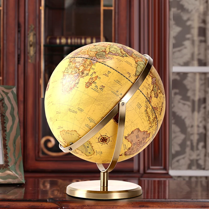 

Leaning Educational Geography Teaching Tool Home Office Decorations Crafts Earth Globe,map of The World In English Globe