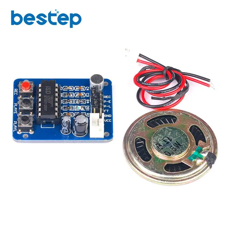 

1PCS ISD1820 Voice Recording Recorder Module With Mic Sound Audio Loudspeaker