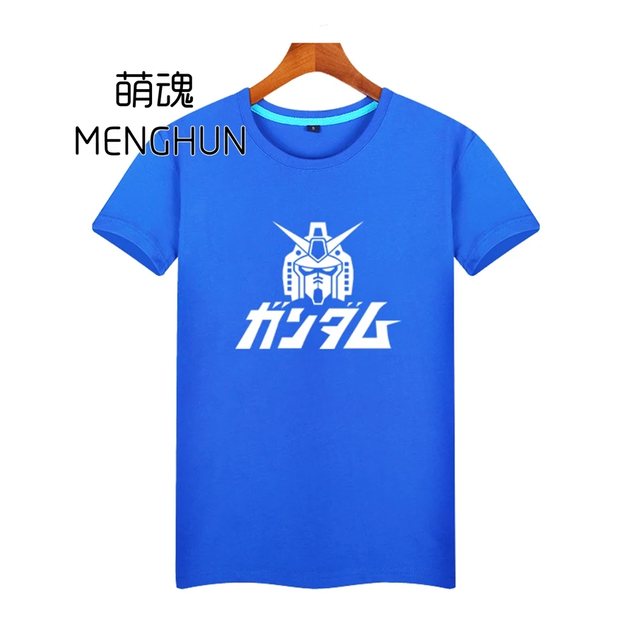 Gundam fans t shirts RX78-2 GUNDAM head printing anime game fans cotton t shirts ac967 Gundam fans t shirts RX78-2 GUNDAM head printing anime game fans cotton t shirts ac967