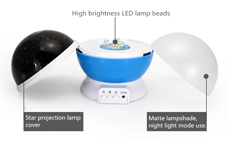 Светодиодный проектор с вращающейся звездой, музыкальный светильник ing Moon Sky, вращающийся детский ночной Светильник для сна, зарядка через usb, аварийный светильник s