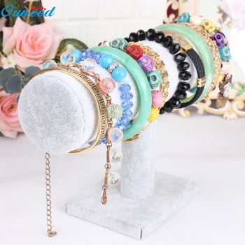 

Velvet Jewelry Storage Rack Bracelet Necklace Stand Organizer Holder Display 3 colors 2MY25