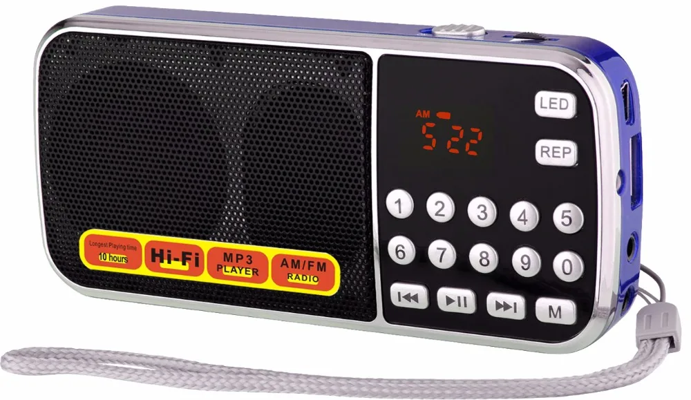 Портативный карманный мини радиоприемник AM FM с функцией автоматического