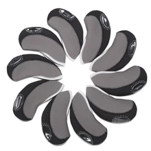 10 шт./компл. чехол для головки клюшки для гольфа крышка Видимый клуб номер гладильная доска для гольфа можно сделать индивидуальный логотип гольф клуб крышка