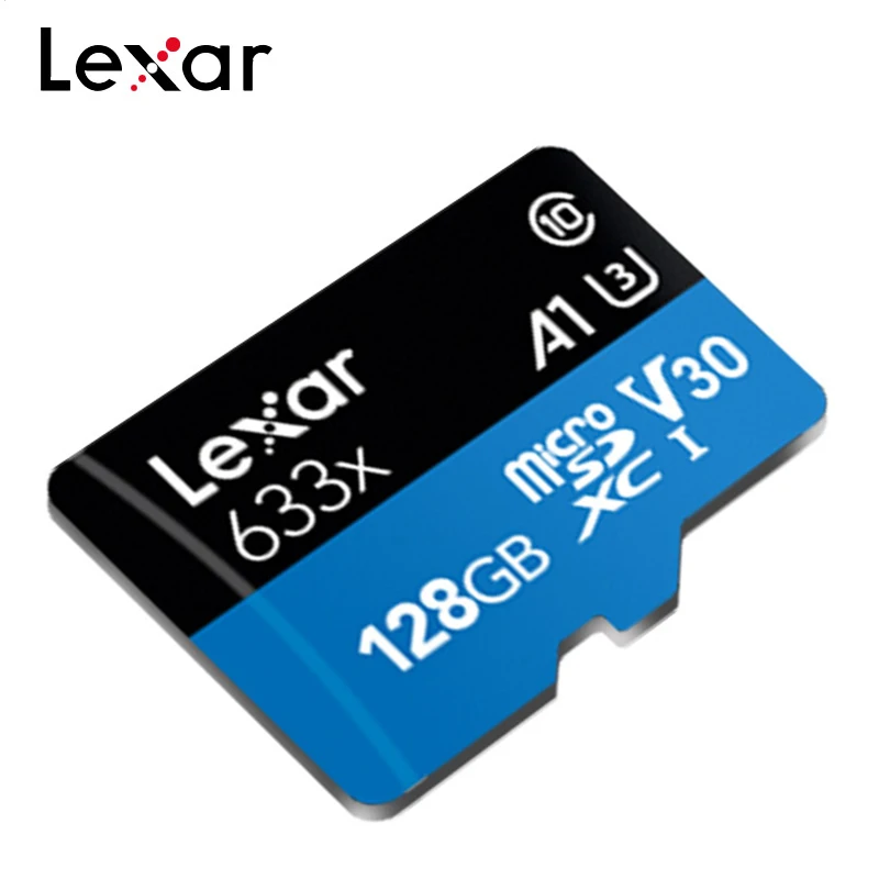 Lexar высокопроизводительный 633x microSDHC/microSDXC UHS-I Micro SD карта, 32 ГБ 128 ГБ 256 ГБ 512 Гб карта памяти до 100 МБ/с. TF карты
