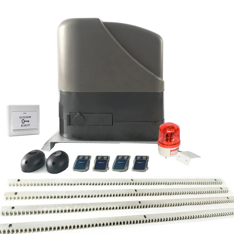 kit5 Комплект Безопасности DC 12V 800KG раздвижное электрическое устройство для открывания ворот автоматический мотор с 4 метровыми стальными стойками - Color: kit5