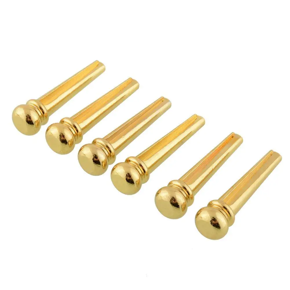 New High Quality Useful Universal 6Pcs Brass Bridge Pins for Most