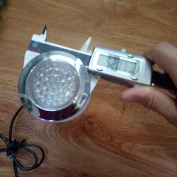 

6pcs X waterproof RGB underwater LED bathtub light LED hot tub lamp hole size 53-55-60mm LED Spa light pool lamp 2-pins cable