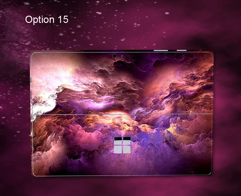 Красочная Высококачественная наклейка для ноутбука microsoft Surface Pro 3 4, Виниловая наклейка для кожи s для microsoft New Surface pro 5