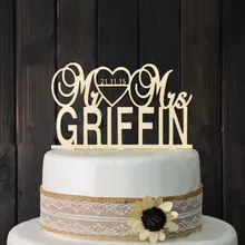 Персонализированные фамилия торт Топпер, свадебный торт в стиле "рустик" Топпер, дерево торт Топпер, заказной торт Топпер, свадебные украшения