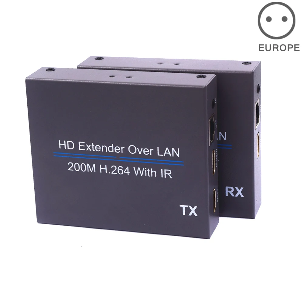 

200m HD Extender Over LAN H.264 Splitter Transmitter with IR Retransmission LSMK99