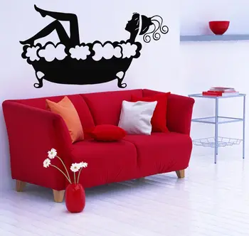 

Wall Decals Vinyl Decal Sticker Murals Bathroom Decor Spa Salon Girl Bath