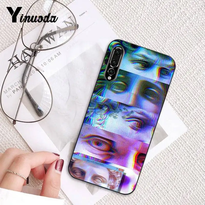 Yinuoda Art Mona Lisa David lines Cover Black Phone Case for Huawei P9 P10 Plus Mate9 10 Mate10 Lite P20 Pro Honor10 View10 Yinuoda Art Mona Lisa David lines Cover Black Phone Case for Huawei P9 P10 Plus Mate9 10 Mate10 Lite P20 Pro Honor10 View10