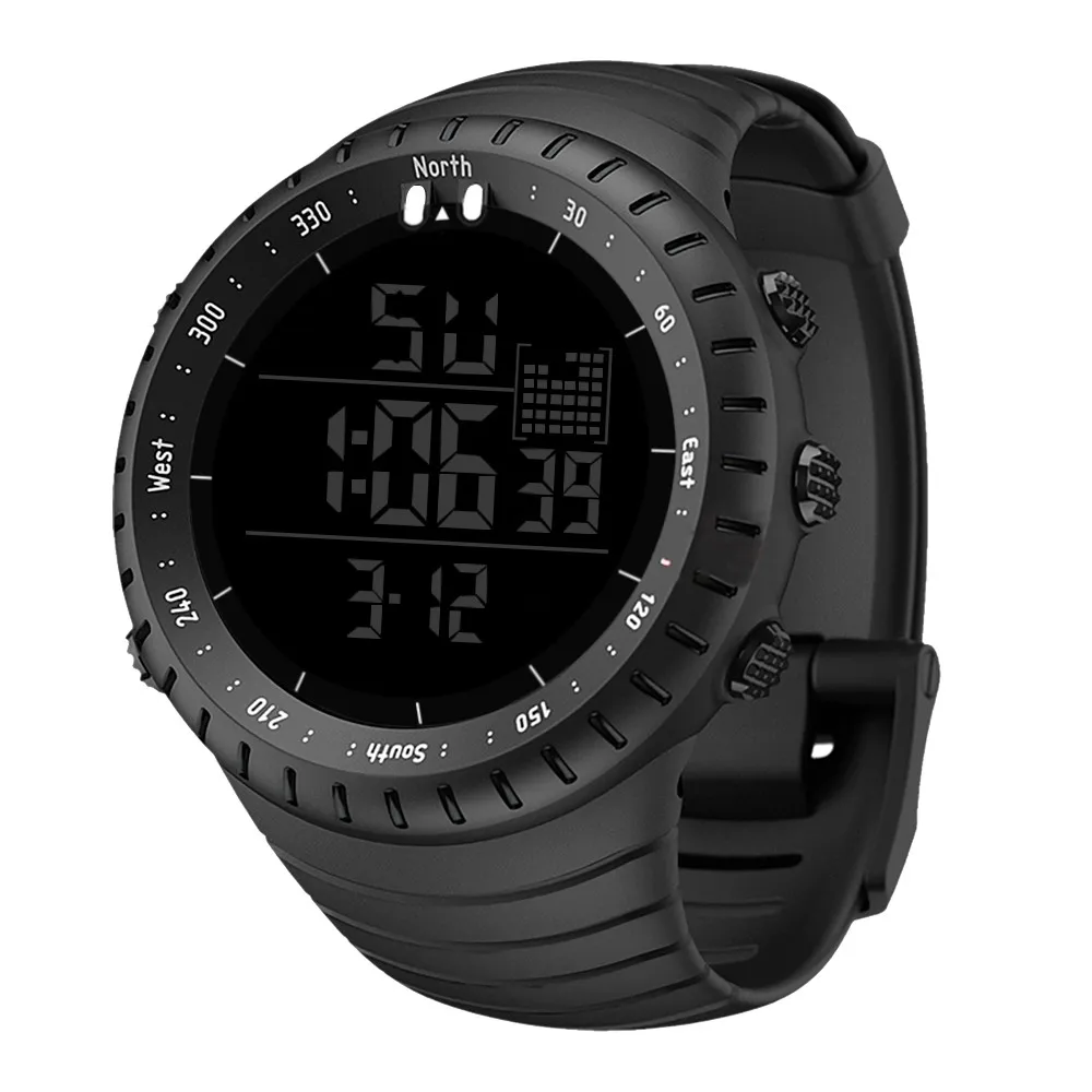 

Outdoor Men Watches Sport Digital Woman Military Watch Male Watch Fashion Wristwatch Silicone Strap LED Clock Electronic relogio