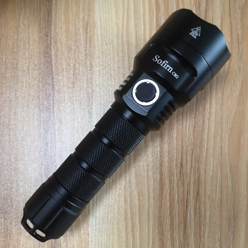 Мощный светодиодный фонарик C8G Cree XHP35 HI или SST40 фонарь 21700 лм с ATR 2 группы индикатор