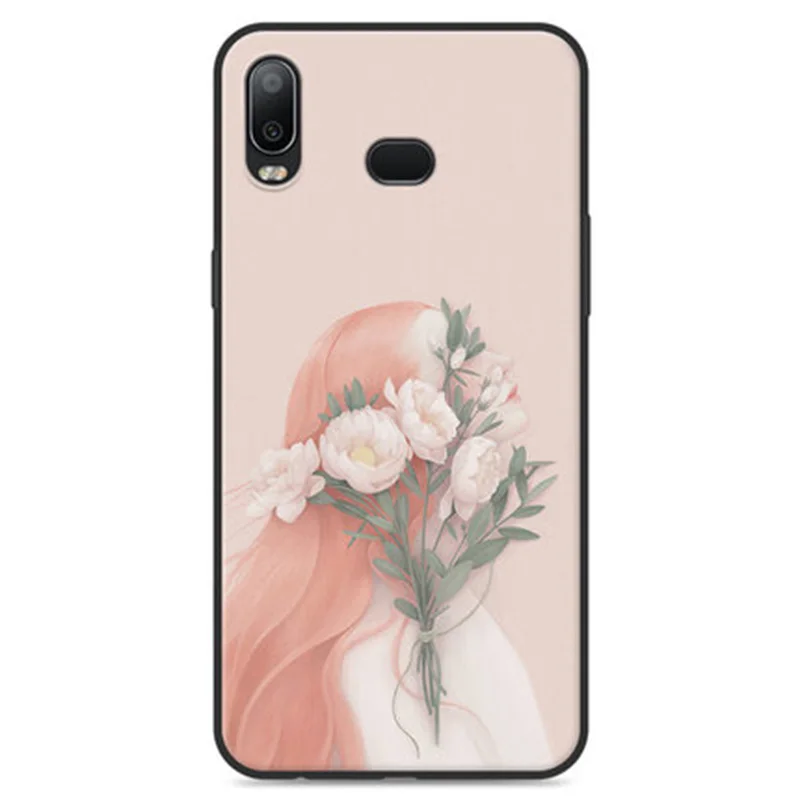 Чехол для Samsung galaxy A6S мягкий чехол телефона в литературном стиле A6 S G6200 защитный