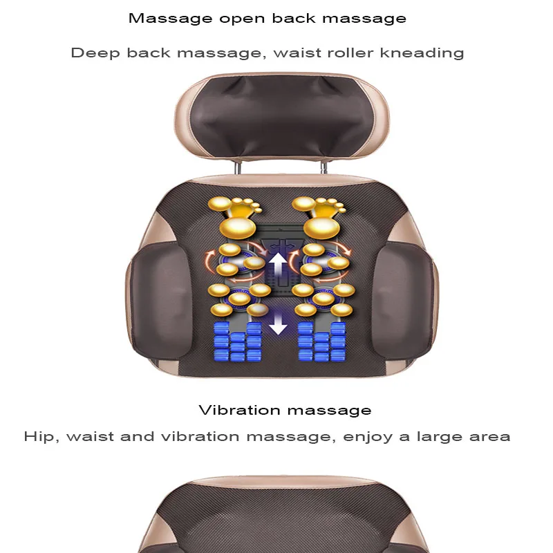 Многофункциональная Массажная накидка на сиденье, Массажная подушка для ног, массажер для тела, съемная комбинация