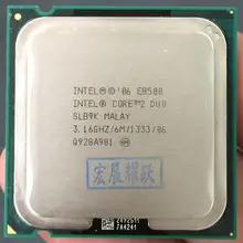 Процессор Intel Core 2 Duo E8500(6 Мб кэш-памяти, 3,16 ГГц, 1333 МГц FSB) SLB9K EO LGA775 настольный процессор Intel центральный процессор