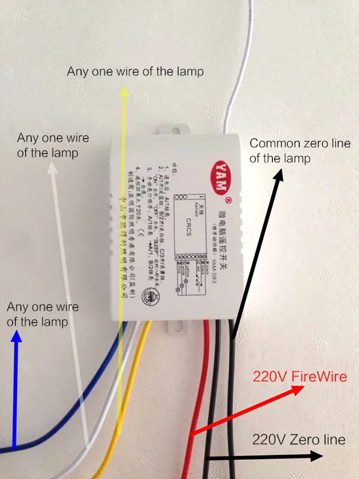 1 Piece Only 220v 3 Ways Wireless Remote Control Switch For Chandelier Ceiling Lamp Yam Three Way Remote Switch 220v For Lamps Switches Aliexpress