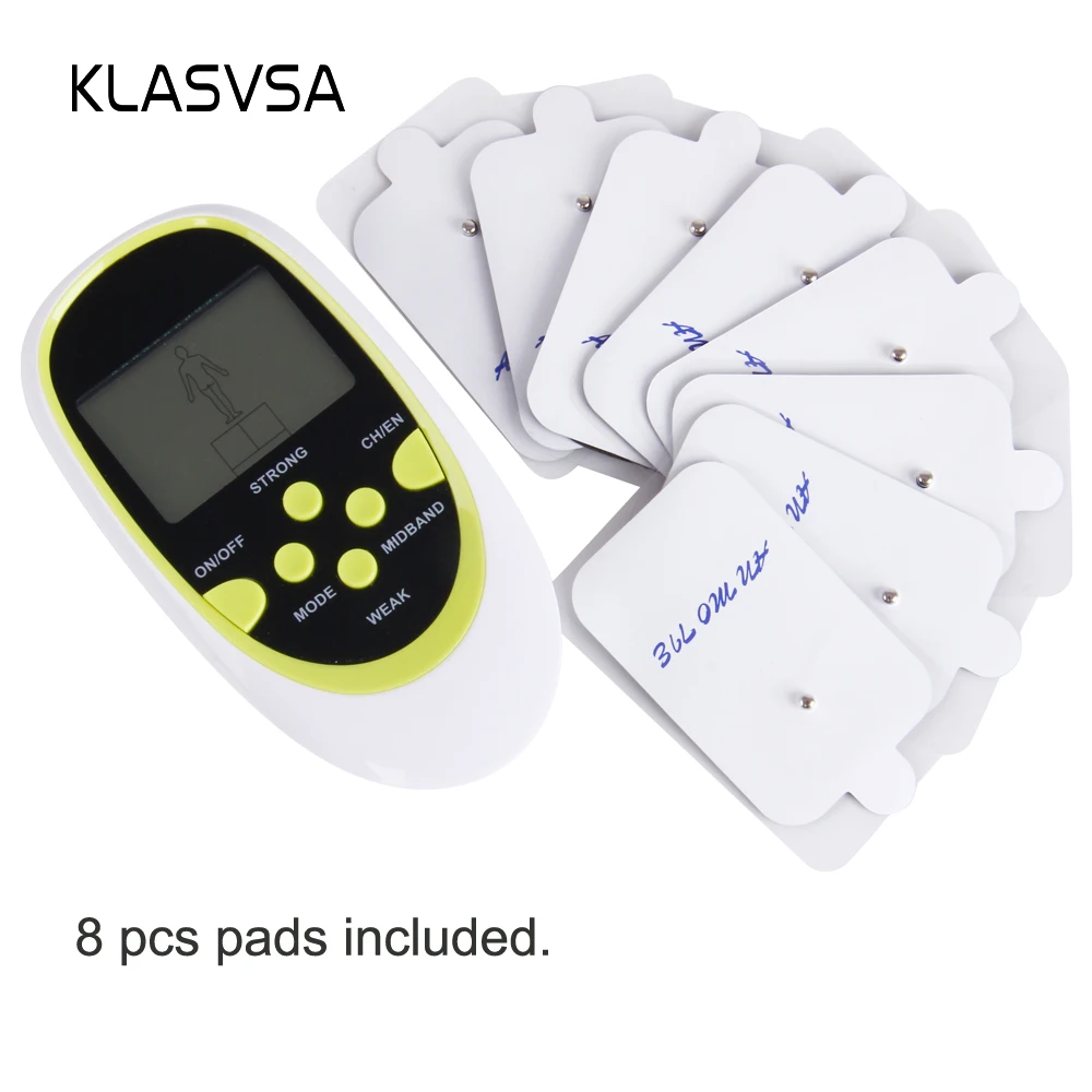 KLASVSA Electronic Acupuncture Stimulator Massager Pads Tens Pulse Muscle Stimulator Slimming Body Massager Health Relax Therapy KLASVSA Electronic Acupuncture Stimulator Massager Pads Tens Pulse Muscle Stimulator Slimming Body Massager Health Relax Therapy