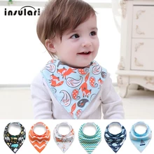 Новое поступление,, 5 шт., хлопок, детские нагрудники, двухслойные мягкие хлопковые нагрудник для новорожденных, детская бандана