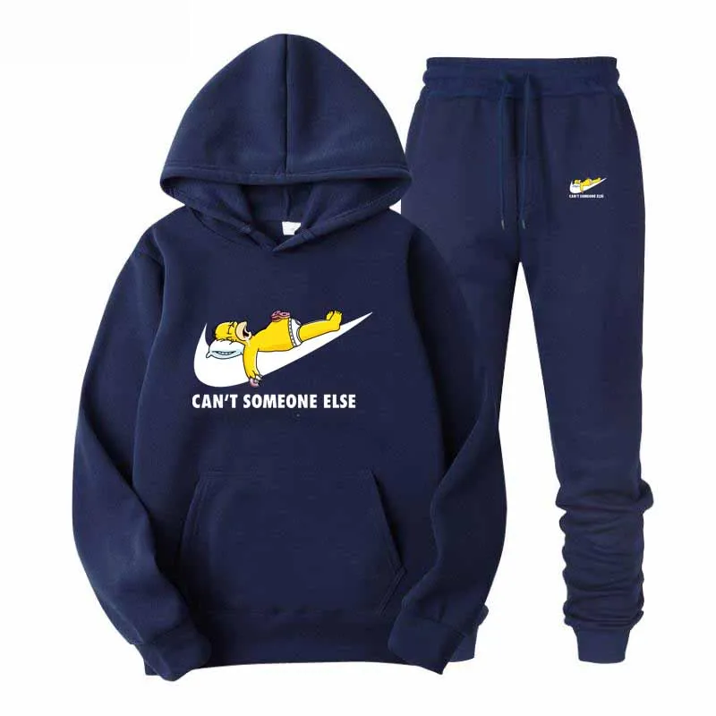 

Homens Outono inverno camisola Do Hoodie jaqueta + corredores sweatpants impressгo homem ternos sportwear Treino Cor Luta roupas