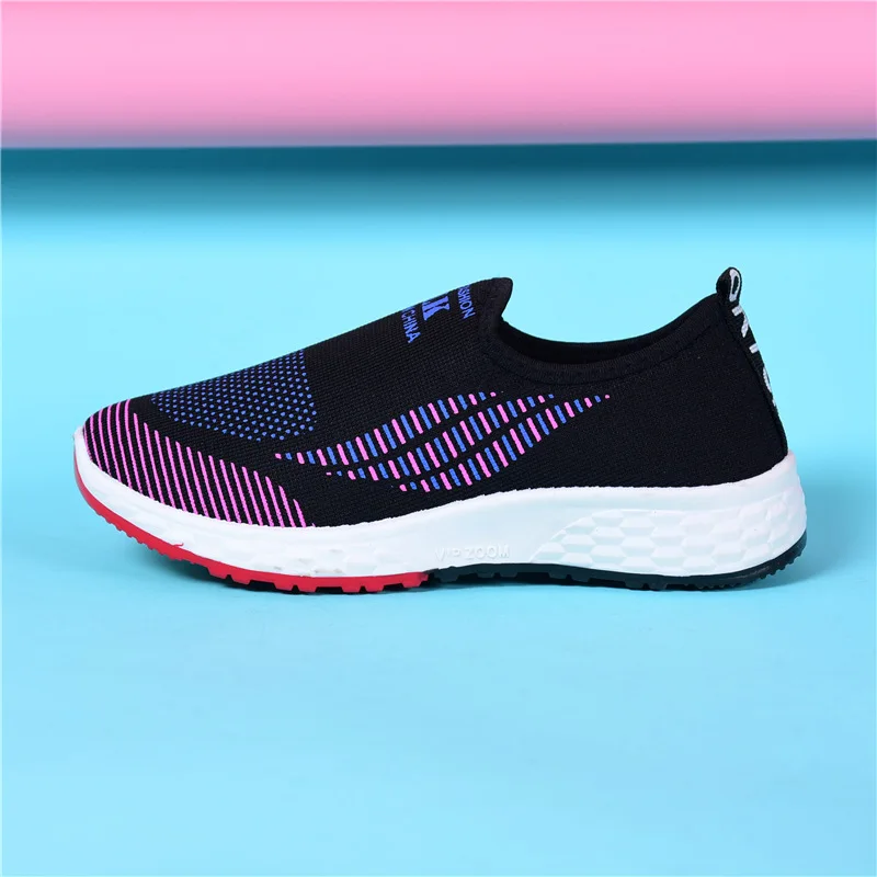 

2019 breathable and comfortable casual shoes fashion men's canvas shoes with men's sports shoes flying woven running shoes #1208