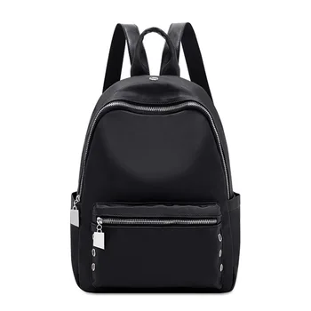 

022719 new hot lady female fashion nylon travel backpack women leisure bag