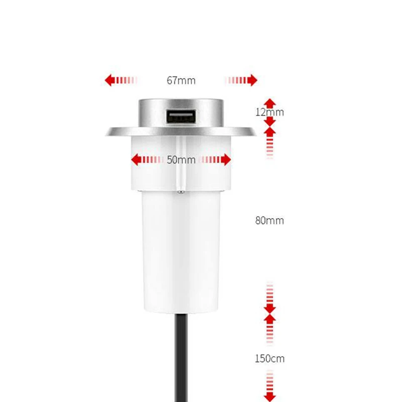 Ручной пресс Лифт тип офисный стол 5 см круглое отверстие данных чтение три USB2.0 Por преобразования расширения компьютера концентратор с винтом