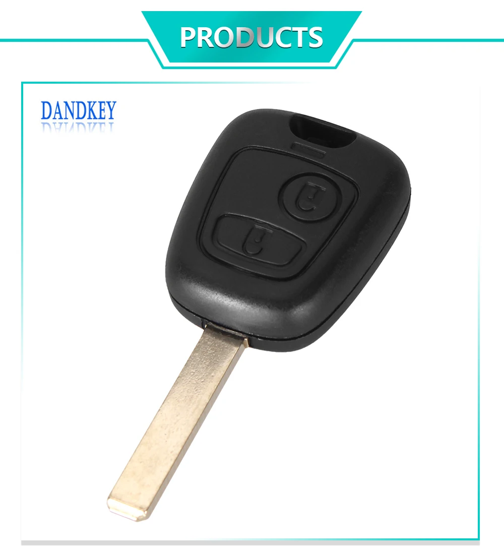 Dandkey Replcament 2 кнопки дистанционного управления ключ оболочки для Toyota AYGO аксессуары брелок автомобильный ключ чехол Крышка Wiithout логотип