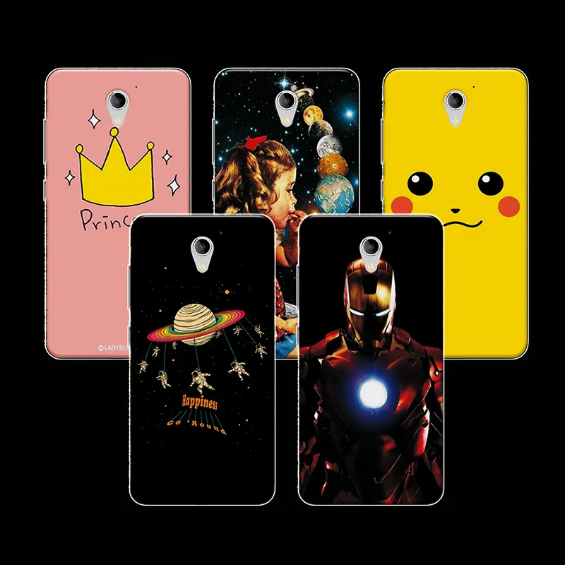 

Colored Paintings Soft Tpu Silicon Ample Case For ZTE Blade A510 BA510 5.0" Cover Fashion Painted For ZTE A510 Fundas Capa