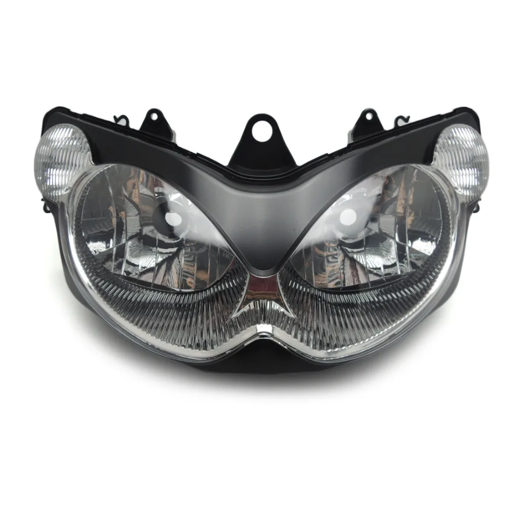

KEMiMOTO Motorcycle Headlight For Kawasaki ZZR1200 2002 2003 2004 2005 Headlamp Head Light Clear ZZR 1200 2013 2014
