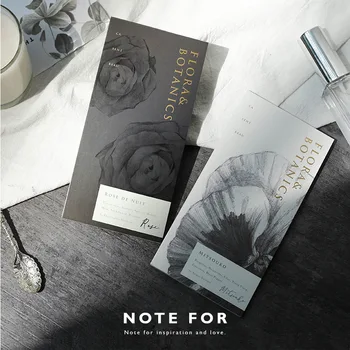 

Cool Design Floral And Botanics Mini Notepad 8*15.7cm DIY Paper Notes Free Shipping 4pcs/lot