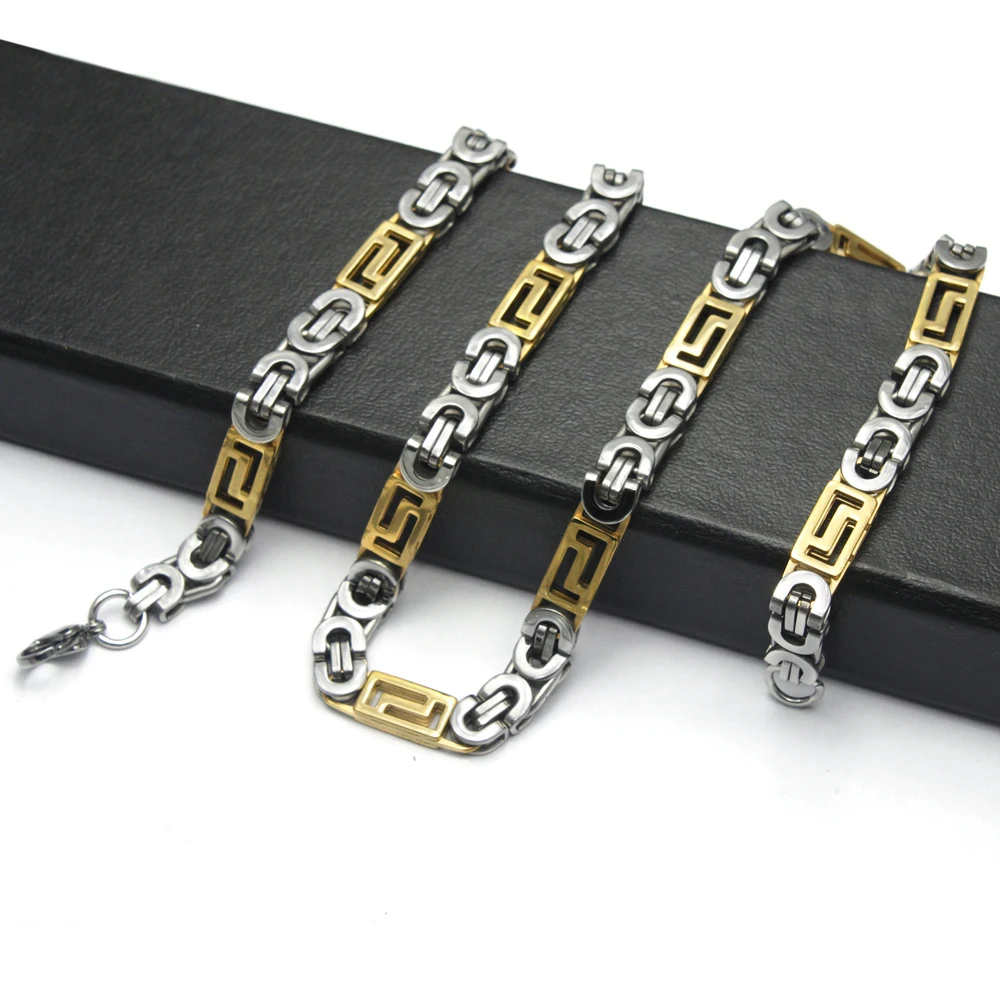 silver gold chains