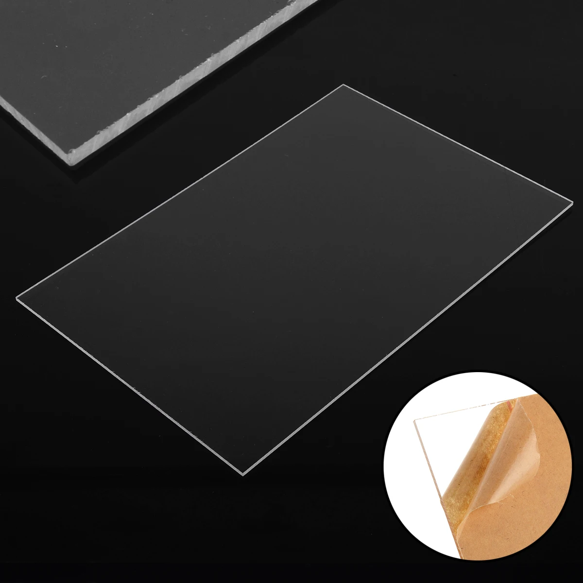 

1pc 210*297*3mm Cutting Plate Pad Mat Compatible Adaptor Plate Transparent Acrylic Cutting Plate