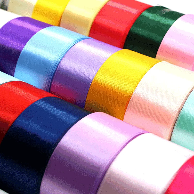 

5Meters/Lot 4cm Silk Satin Ribbons DIY Artificial Rose Flowers Material Christmas Halloween Wedding Gift Box Wrapping Ribbons