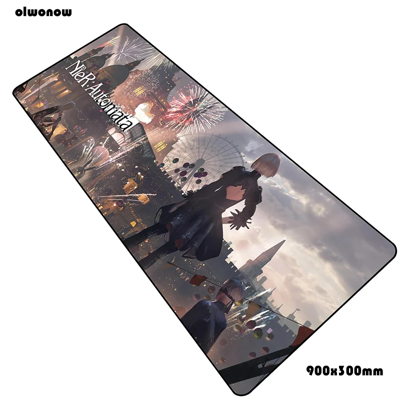 Nier коврики 900x300x3 мм Эргономичный игровой коврик для мыши большая клавиатура Коврик для мыши гаджет аксессуары для геймеров коврик для мыши