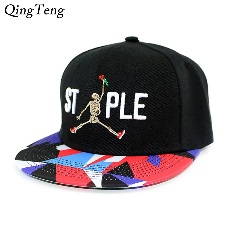 New West Beach Gangsta City Crip Embroidery Skateboard Cap Snapback Hat