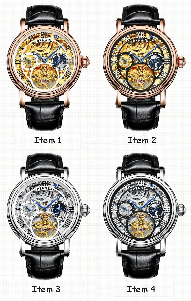 Швейцарские BINGER Skeleton Tourbillon модные повседневные дизайнерские Механические мужские s часы Лидирующий бренд Роскошные автоматические часы для мужчин