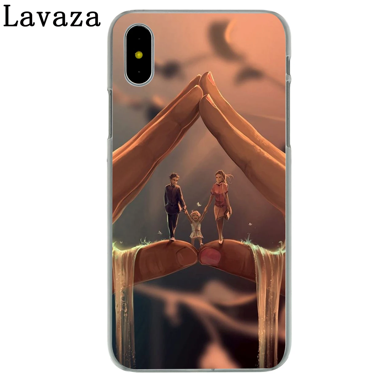 Lavaza мама папа ребенок семейный чехол для телефона для Apple iPhone 4 4S 5C 5S SE 6 6S 7 8 Plus 10 X Xr Xs Max 6Plus 7Plus - Цвет: 3