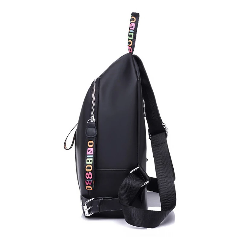 Повседневный женский рюкзак, черный, Оксфорд, школьные сумки для девочек-подростков, водонепроницаемый, нейлон, высокое качество, рюкзак для путешествий, женский