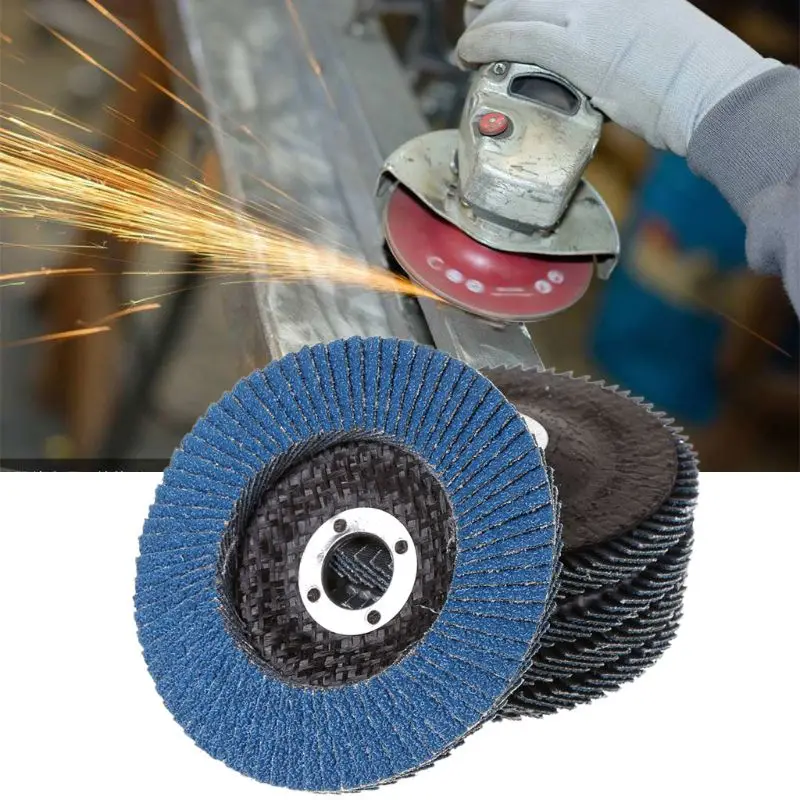 80 Grit Grinding Wheels Flap Discs 100mm 4" Angle Grinder