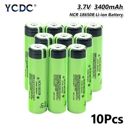 Высокий дренажный литий-20A NCR 18650B Батарея 3400 mAh Перезаряжаемые литий-ионные аккумуляторы PCB защищены для Vape игрушка налобный фонарь