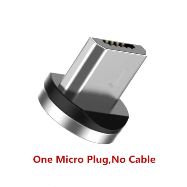 NOHON светодиодный магнитный кабель для зарядки Micro USB телефонный кабель для samsung S7 S6 S5 Note5 для Xiaomi 4 X Магнитный кабель для быстрой зарядки 1 м - Цвет: Micro Plug