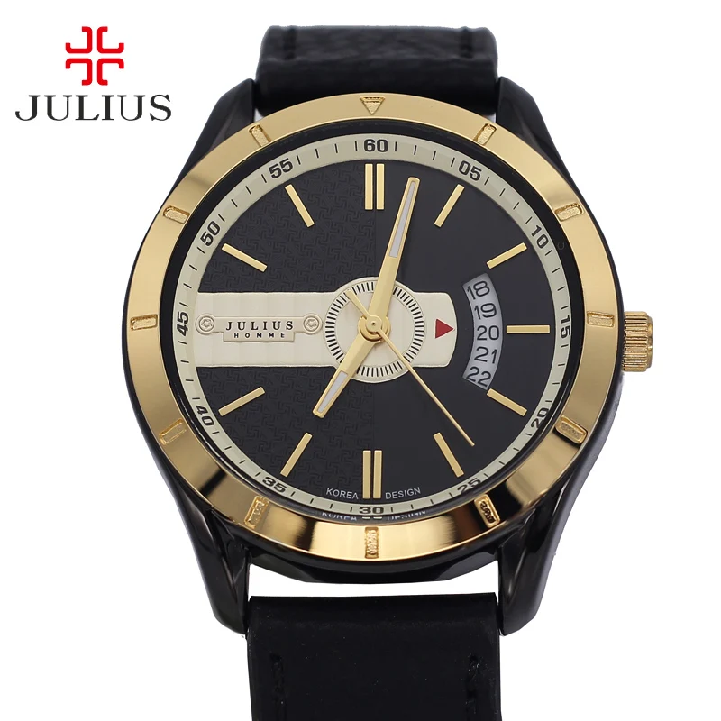 Julius Homme Men s Watch Japan Quartz Hours Clock Fashion Dress Bracelet Leather Boy Birthday Christmas