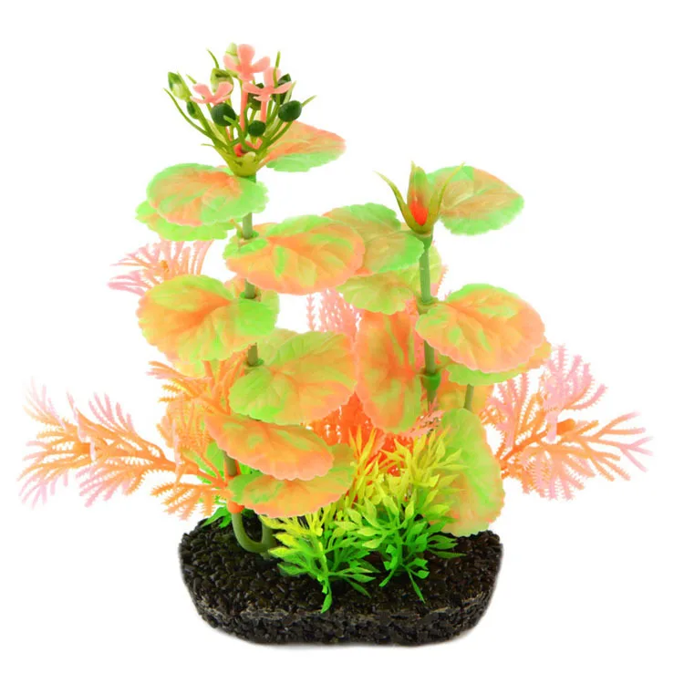 New Fish Tank Aquarium Decorations 18cm Beautiful Artificial Plastic